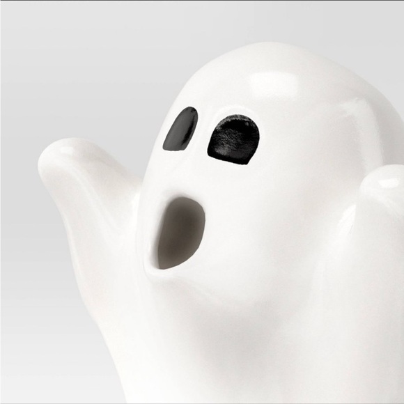 Halloween Stoneware Ghost Beverage Pitcher White - Threshold™ 1280m LAST ONE - Picture 2 of 8
